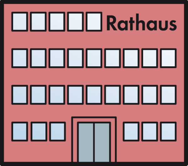Piktogramm: Rathaus